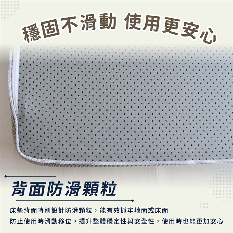 ［熊棉］銀離子記憶舒壓床墊｜5尺｜, , large