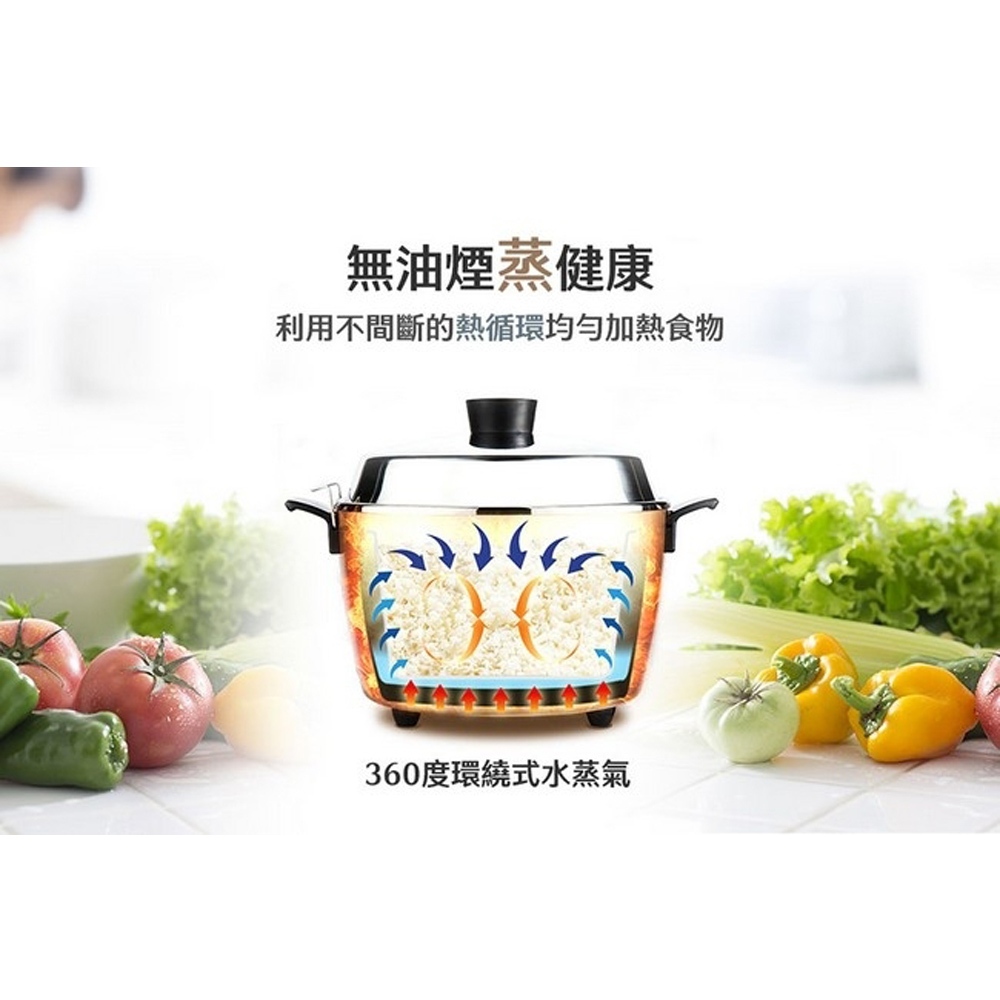 TATUNG 11-Cup 240V Overseas Stainless Steel Electric Cooker TAC-11T-MMV4, , large