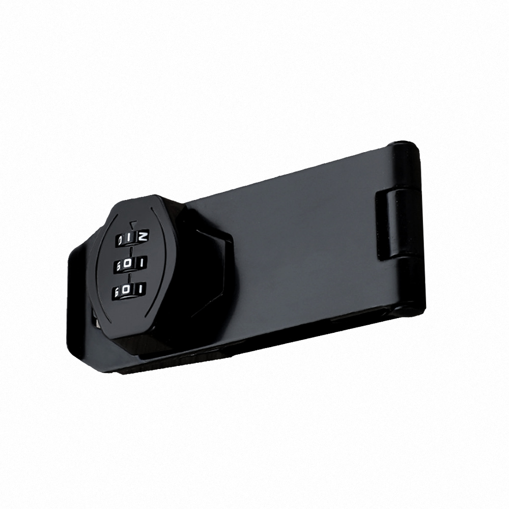 【上手家居】櫥櫃密碼鎖四吋 黑色四吋(10cm)(櫃子鎖/防盜/防盜鎖/抽屜鎖/防盜門鎖), , large