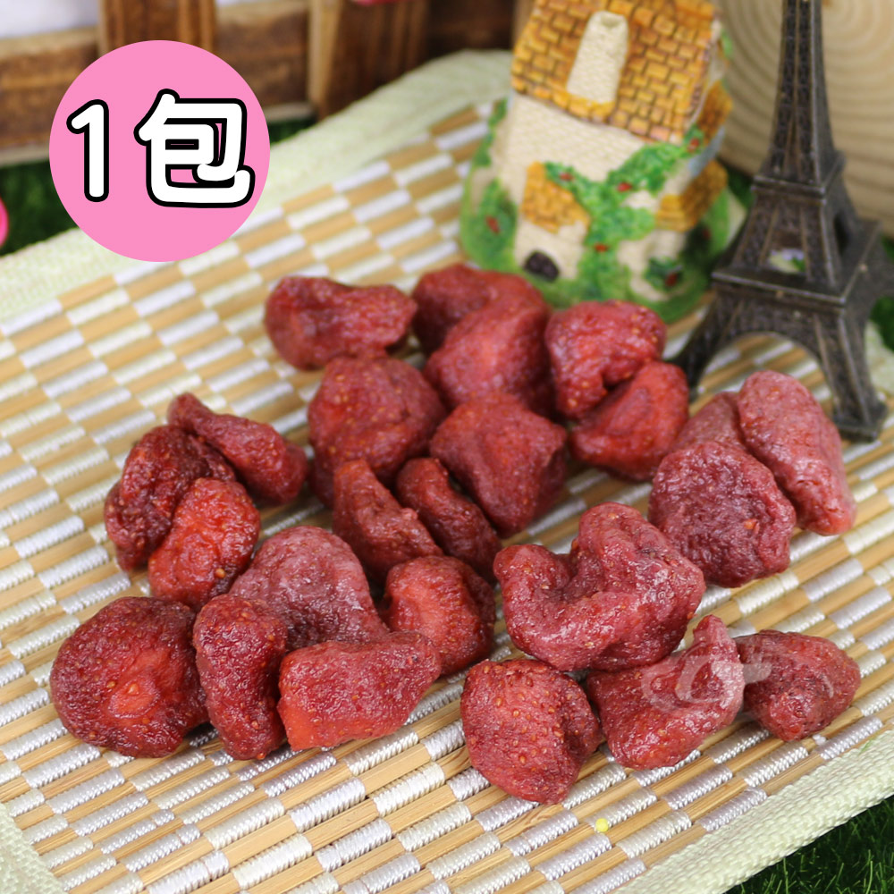 [永全鑫]風之果 嚴選大湖自然酸甜草莓乾1包, , large