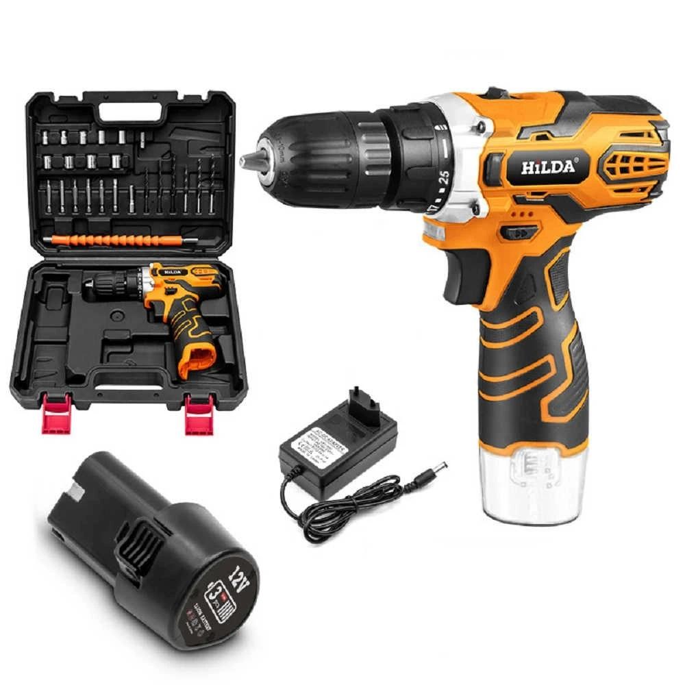 【HILDA】希爾達電動工具 12V 家用配備 單電電鑽起子機 HL12-1H, , large