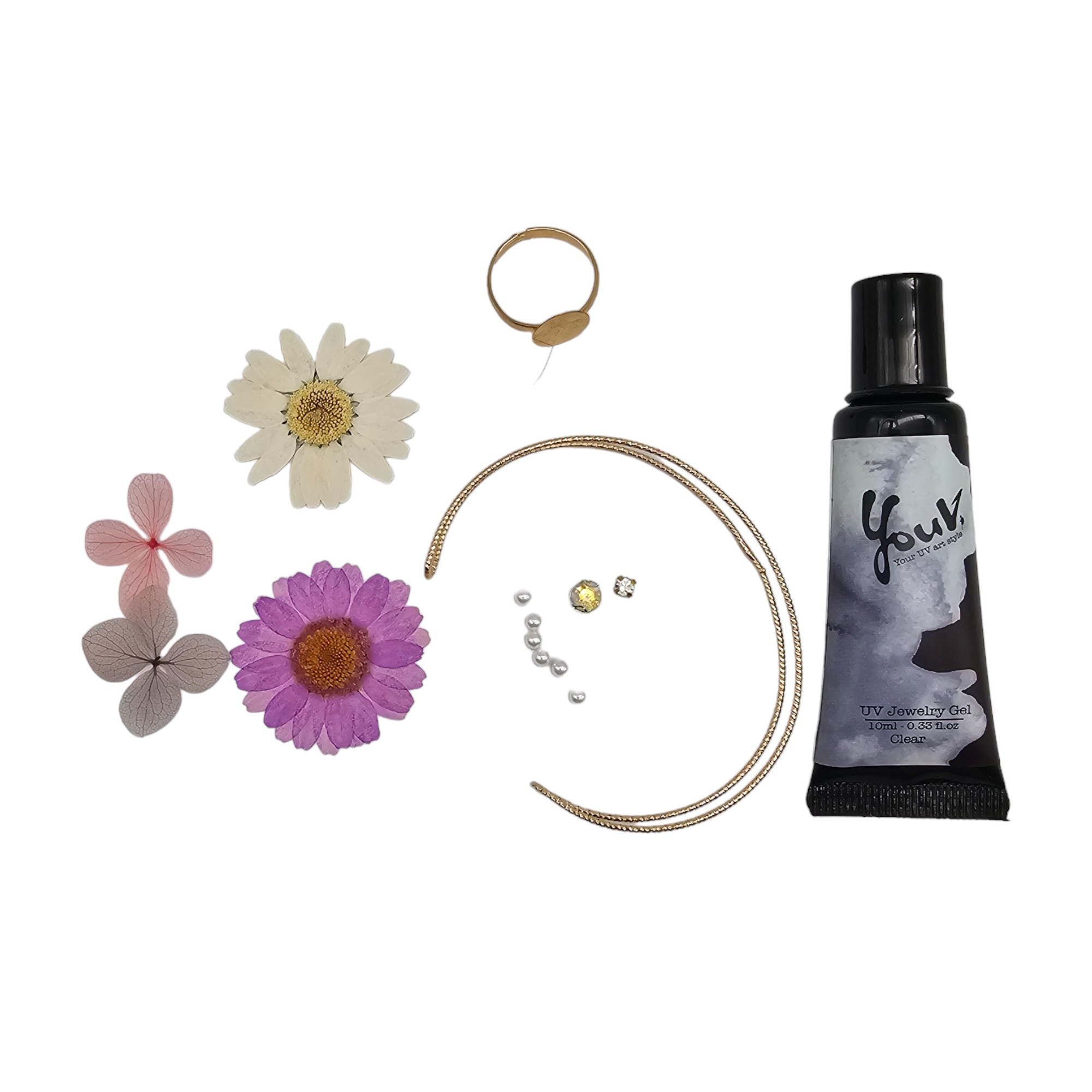永生花珠寶手鍊套組-不含燈, , large