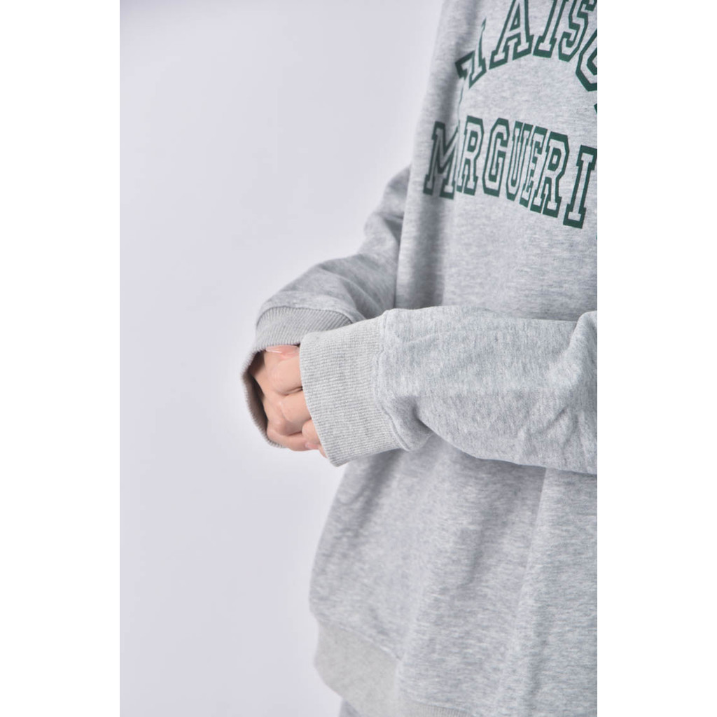 (2XL) maison margiela棉質純棉灰色長袖上衣二手衣, , large
