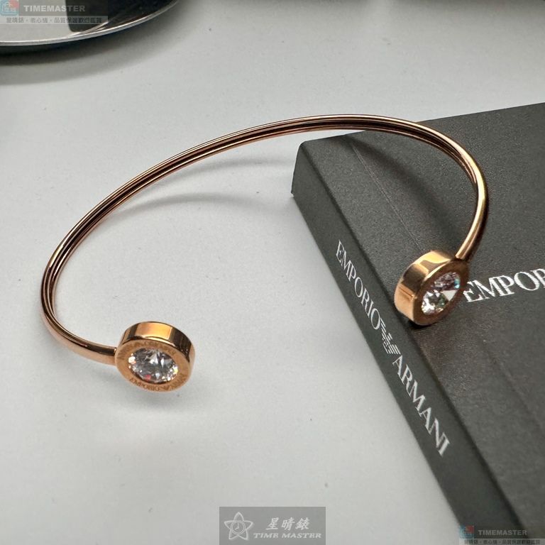 [星晴錶業]ARMANI手錶,30mm,AR00065貝母錶面玫瑰金錶殼深黑色真皮皮革錶帶款, , large