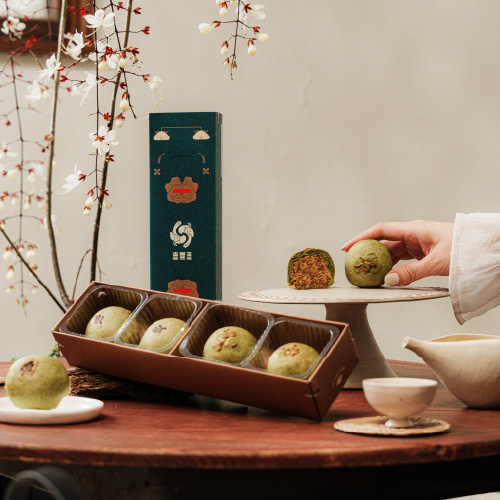 【喜豐香1985】3盒組合優惠價｜艾香4入禮盒&mdash; 福艾相思 x 艾草脯酥 端午限定漢餅手工製作, , large
