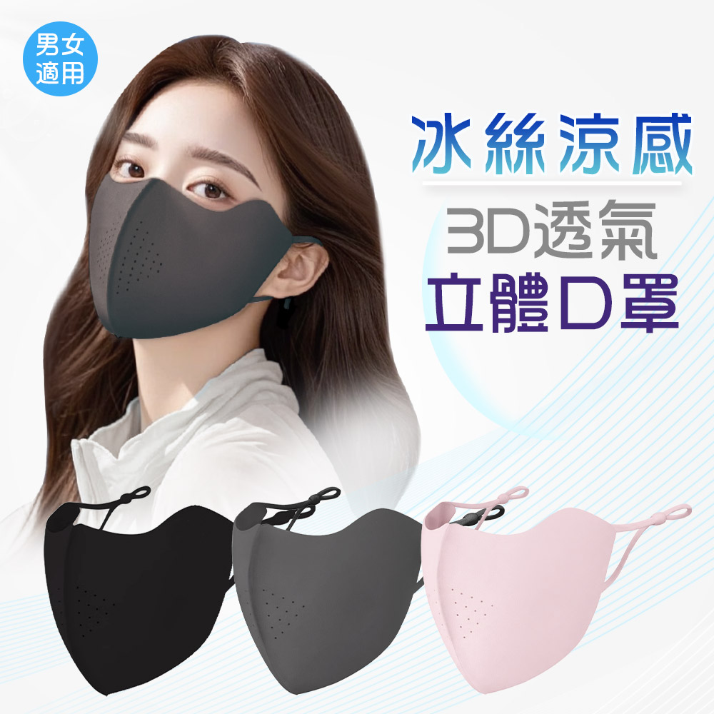 冰透涼無痕網孔口罩【ONEDER 旺達棉品】OD-BB26, , large