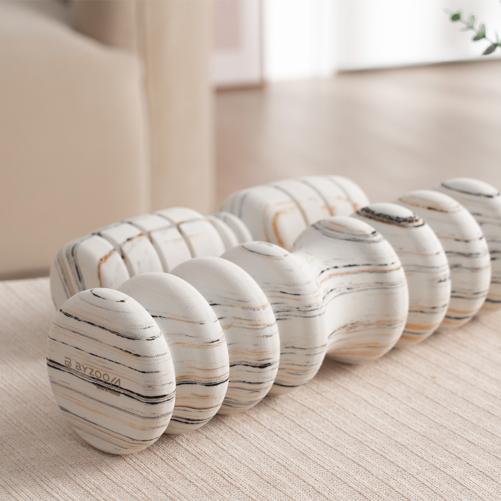 【BYZOOM FITNESS】大理石紋 強化版按摩滾筒, , large