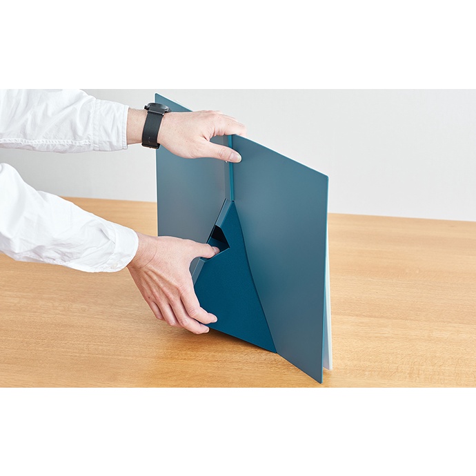 【KING JIM】JILITZ 站立型資料夾 20頁 (多色) 8832海軍藍, , large