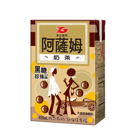 阿薩姆奶茶系列400mlx6入 ( 黑糖珍珠口味 ) 好喝香濃👍, , large