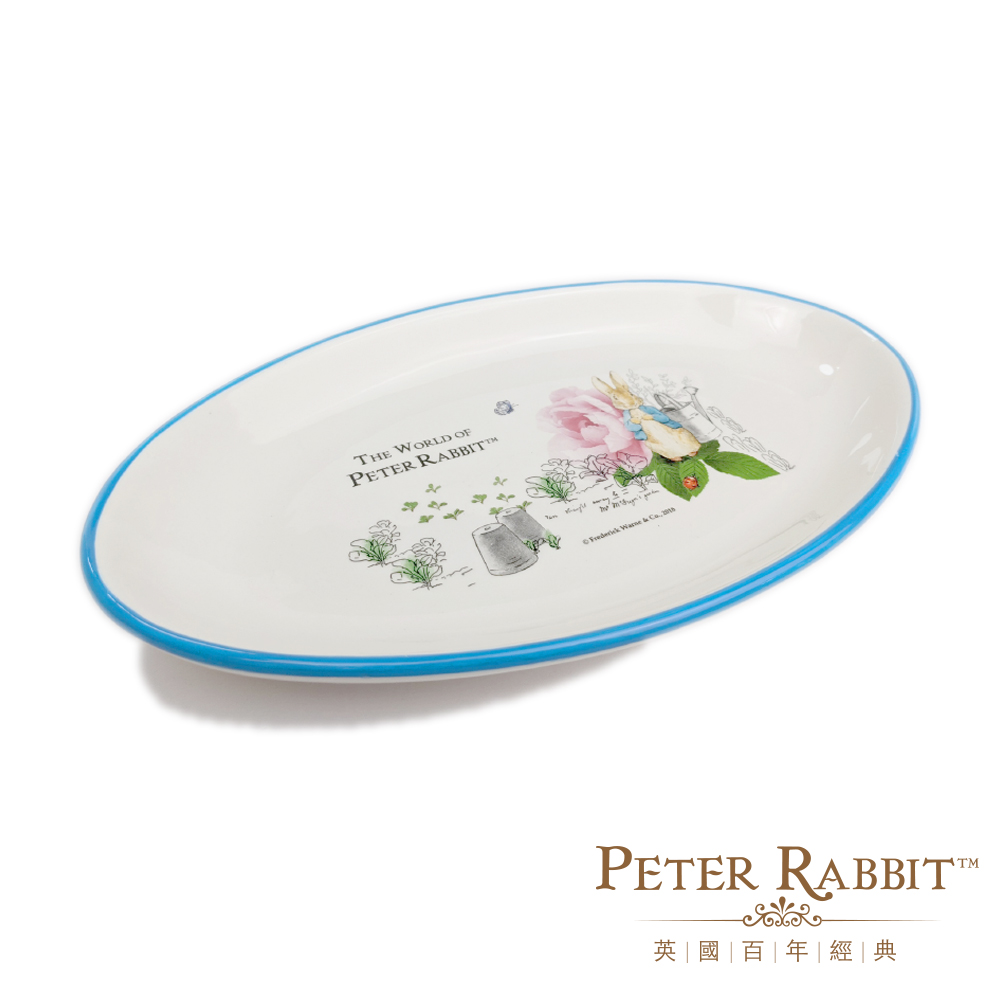 【世豐】Peter Rabbit比得兔潔瑪鴨陶瓷2入組(大橢圓盤+小橢圓盤), , large