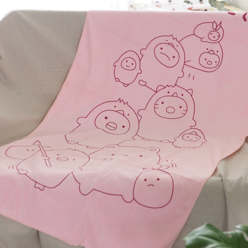 [Kaimei Cotton] Super absorbent 350g super thick absorbent bath towel/bath towel cute children's bath towel, , large