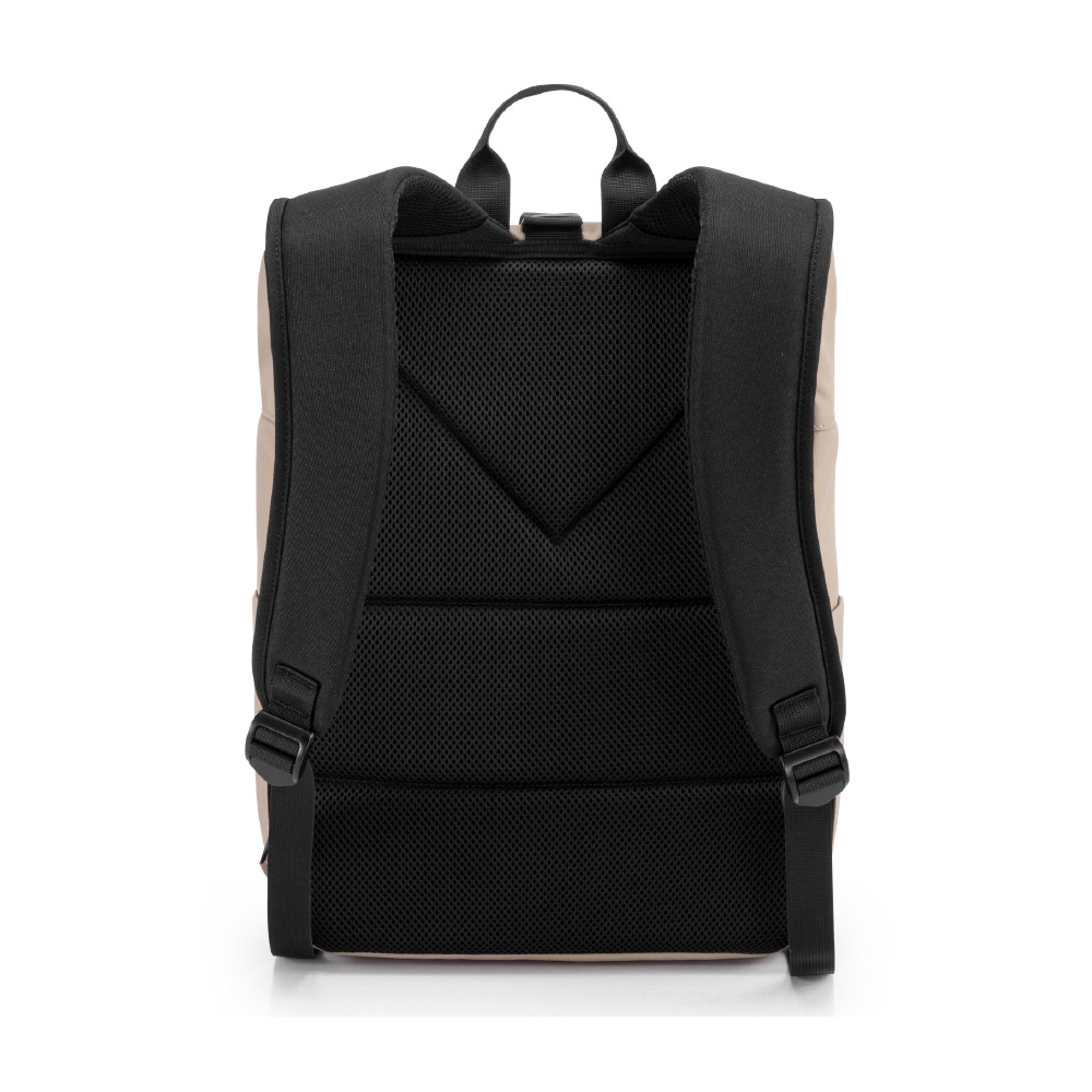 KINGSONS Roll Top Commuter Backpack-brown, 日暮沙, large