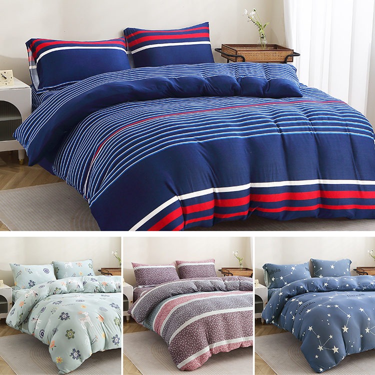 大和針織抗菌雙人加大床包兩用被組, , large