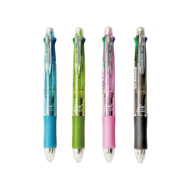 5-in-1 Multifunction Pen-Black, , large