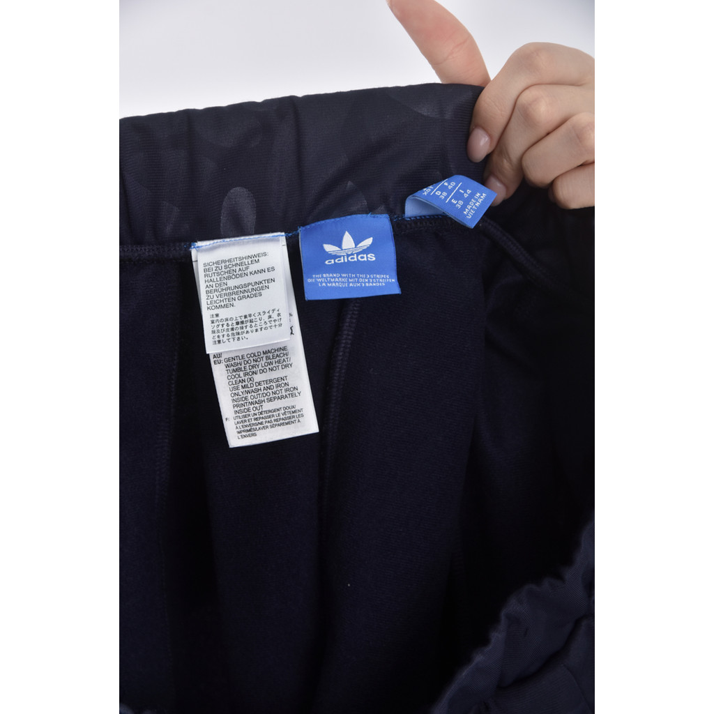 (XL) adidas質感運動迷彩紋路藍色短裙二手衣, , large