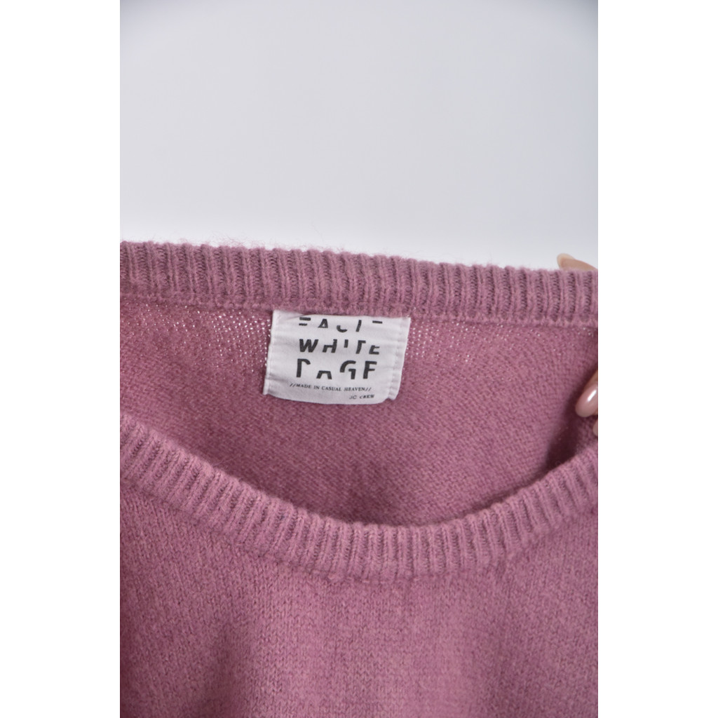 (XL) jc crew針織字母粉色長袖上衣二手衣, , large