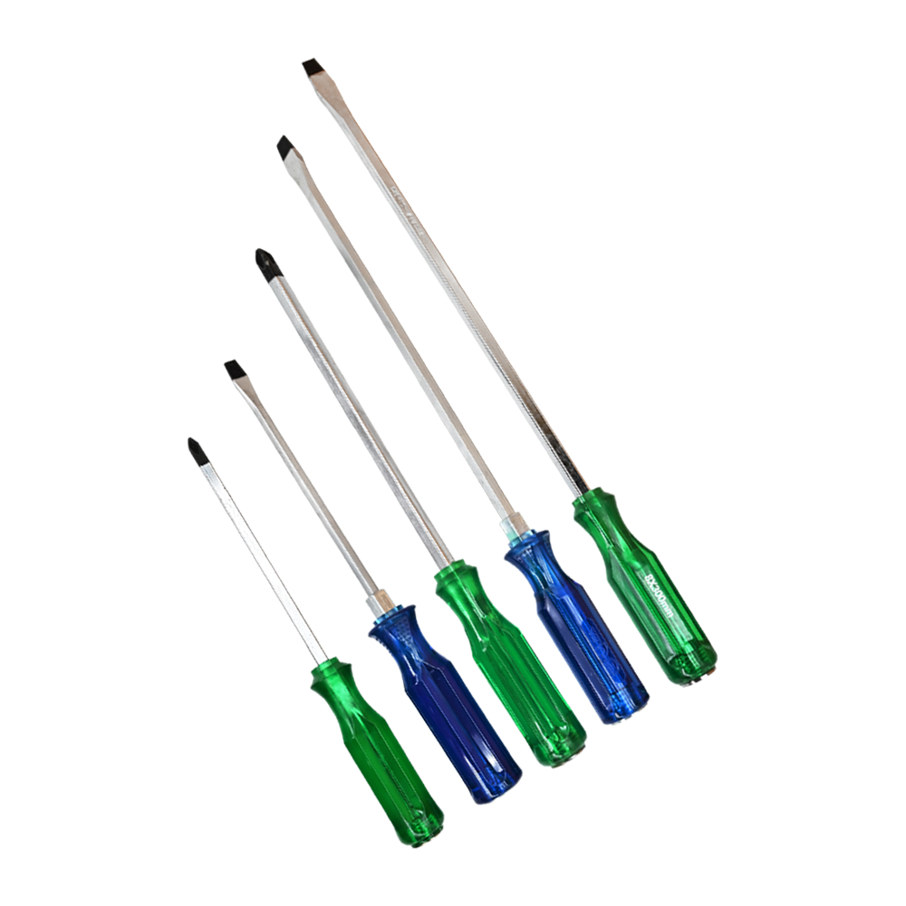 青柄貫通螺絲起子 6mm8mm柄 100(4")~300mm(12") 可敲擊敲打打擊 穿心螺絲 十字一字, , large