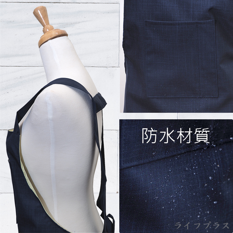 完全防水素色防水圍裙-77*73cm-灰色-4件, , large
