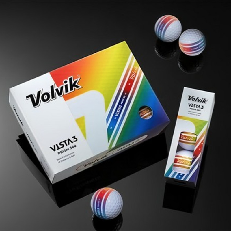 Volvik Vista 3 Prism 360 Golf Balls – 12-Pack, , large