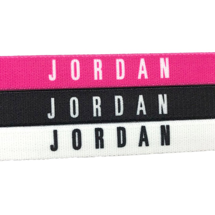 [秉宸] NIKE 彈性髮帶 韻律瑜珈 慢跑 止汗髮帶 JORDAN HEADBANDS 髮帶 3件組 J0003599, , large