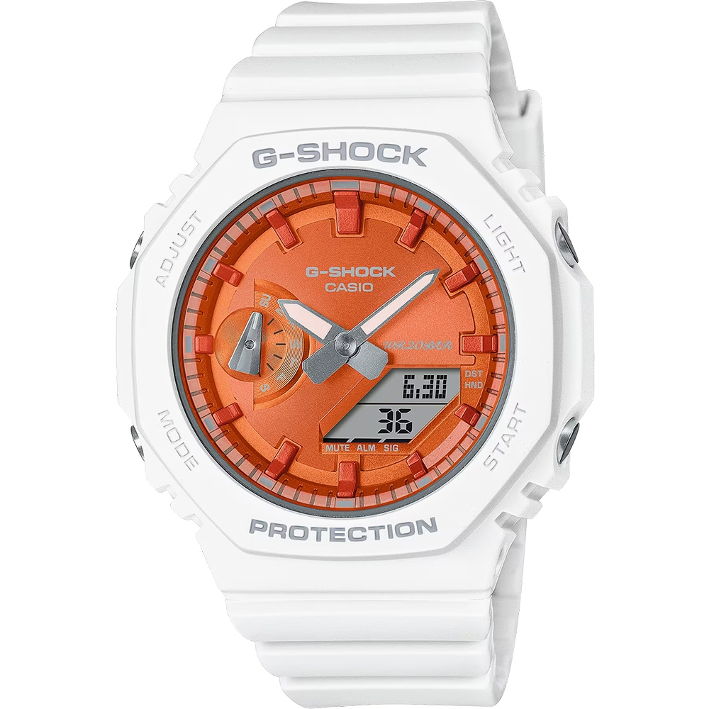 CASIO 卡西歐 G-SHOCK ITZY Lia 配戴款 八角 閃耀冬季手錶 GMA-S2100WS-7A