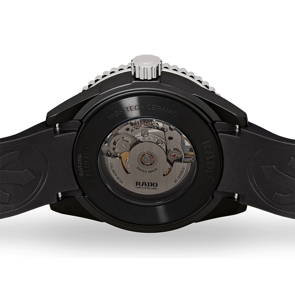 RADO 雷達 庫克船長高科技陶瓷鏤空機械錶-43mm R32127156, , large