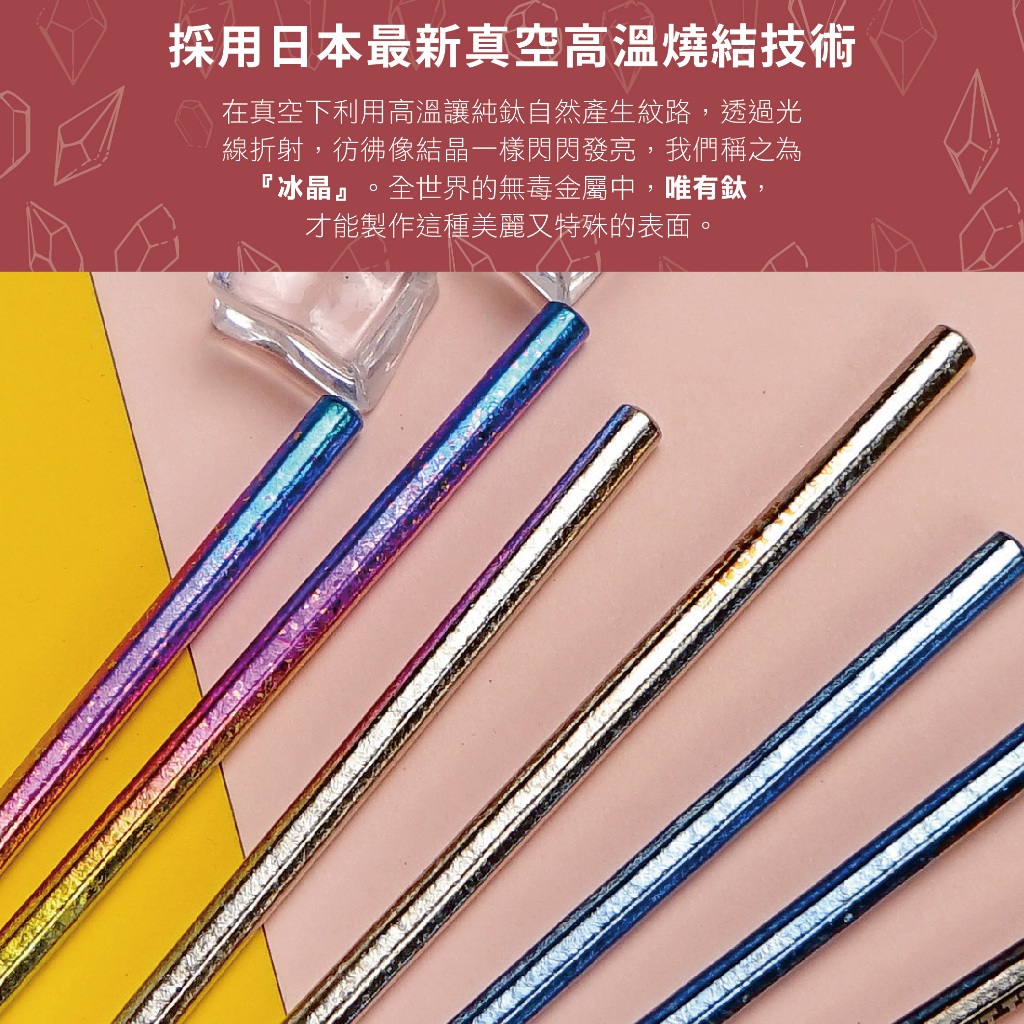 【純鈦冰晶八方筷 牛仔藍】鈦筷 環保筷 筷子 餐具 鈦餐具 環保餐具 露營 , , large