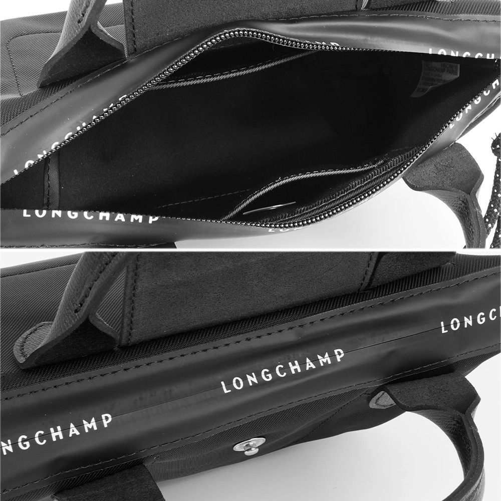 LONGCHAMP LE PLIAGE ENERGY 迷你再生帆布二用包(黑色), , large
