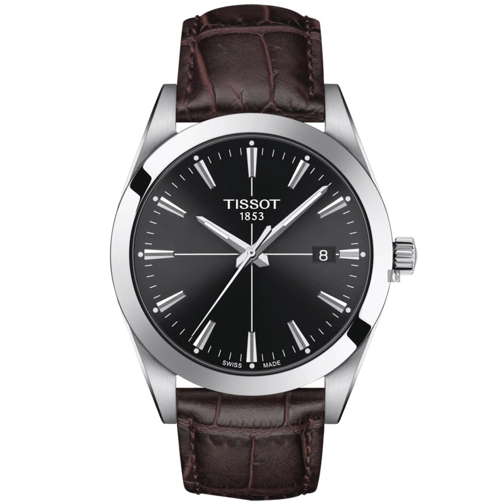 TISSOT天梭 紳士石英手錶-40mm  T1274101605101
