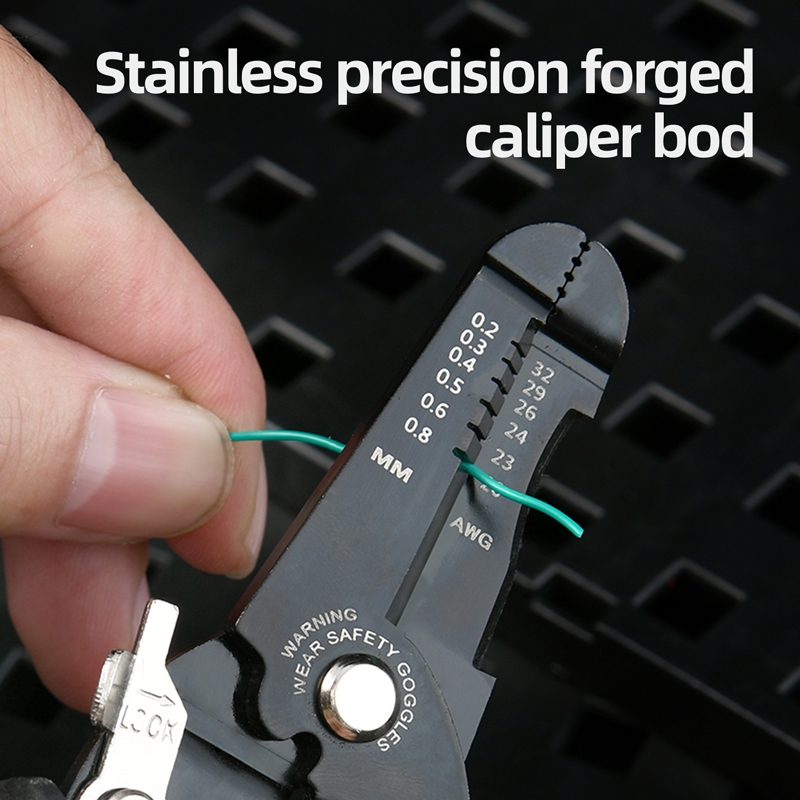 【得力工具 deli tools】 專業 精密 剪線 剝線鉗 0.2~0.8mm 剝皮鉗 拔線鉗-細線用, , large