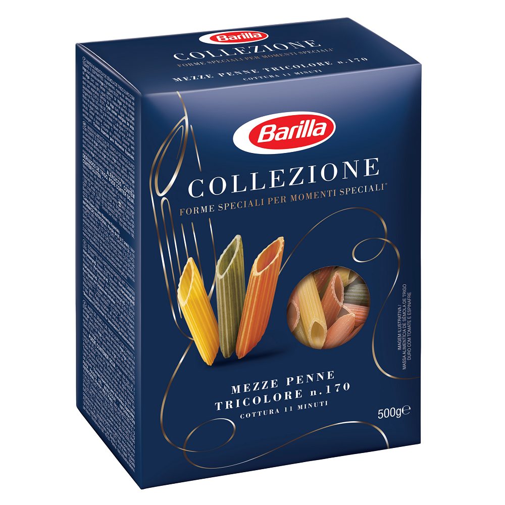 Barilla義大利三色筆管麵 N.170, , large