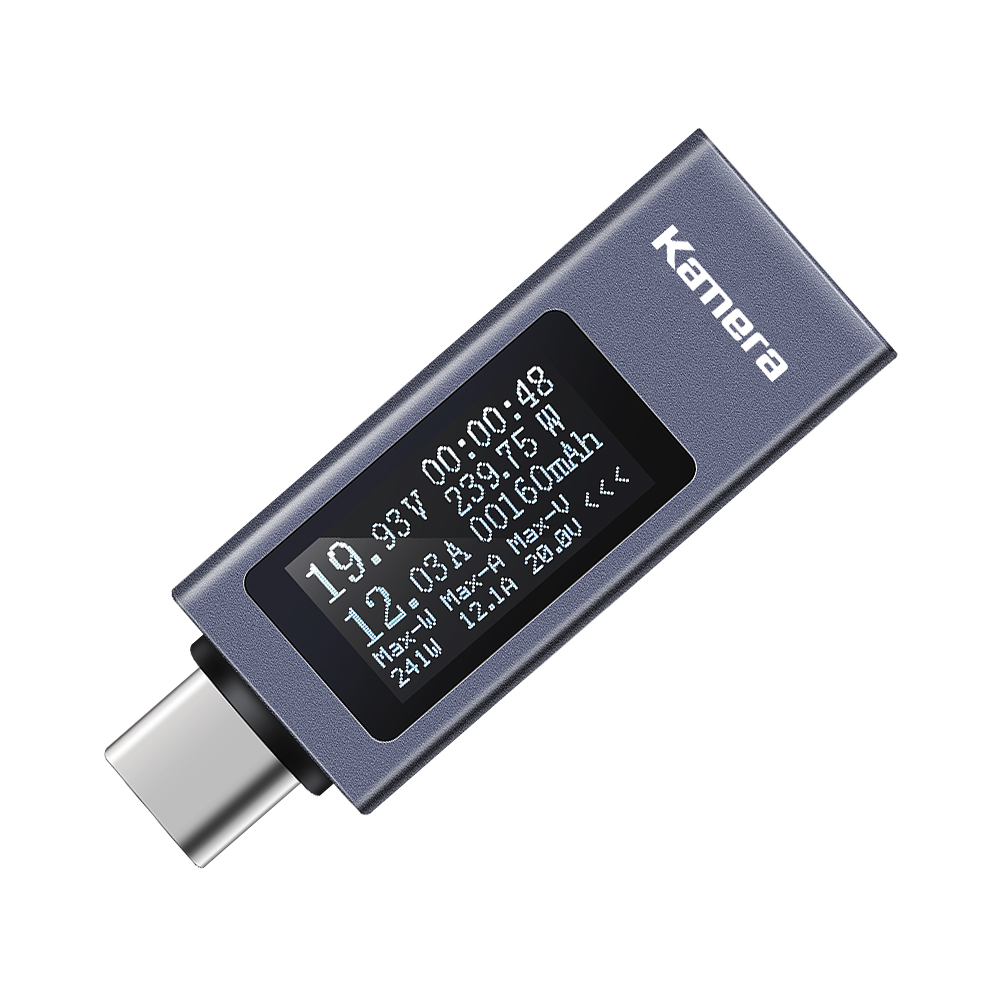 Kamera USB-C 電壓 電流 測量儀 360W/30V/12A (VA-3012C), , large