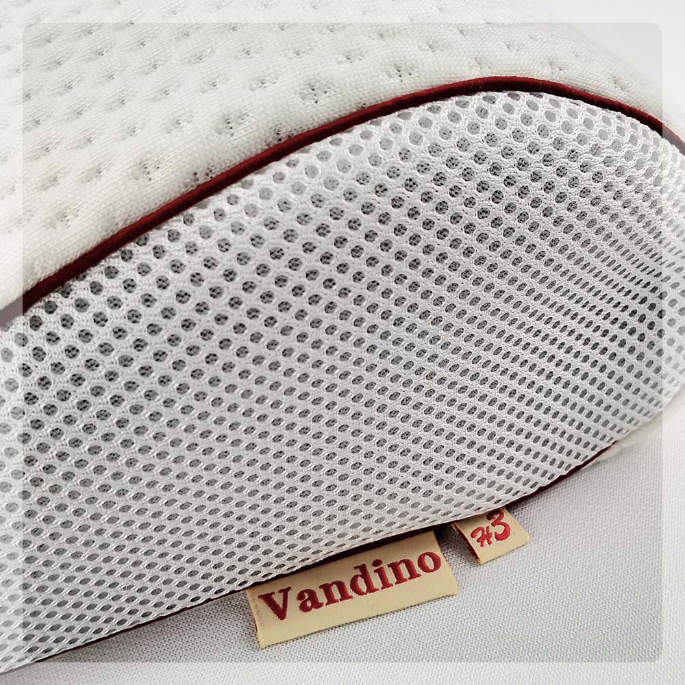【 Vandino 】備長炭抗菌天絲可調式記憶枕 6號（六種高度可供選擇）贈#1cm側墊片x3, , large