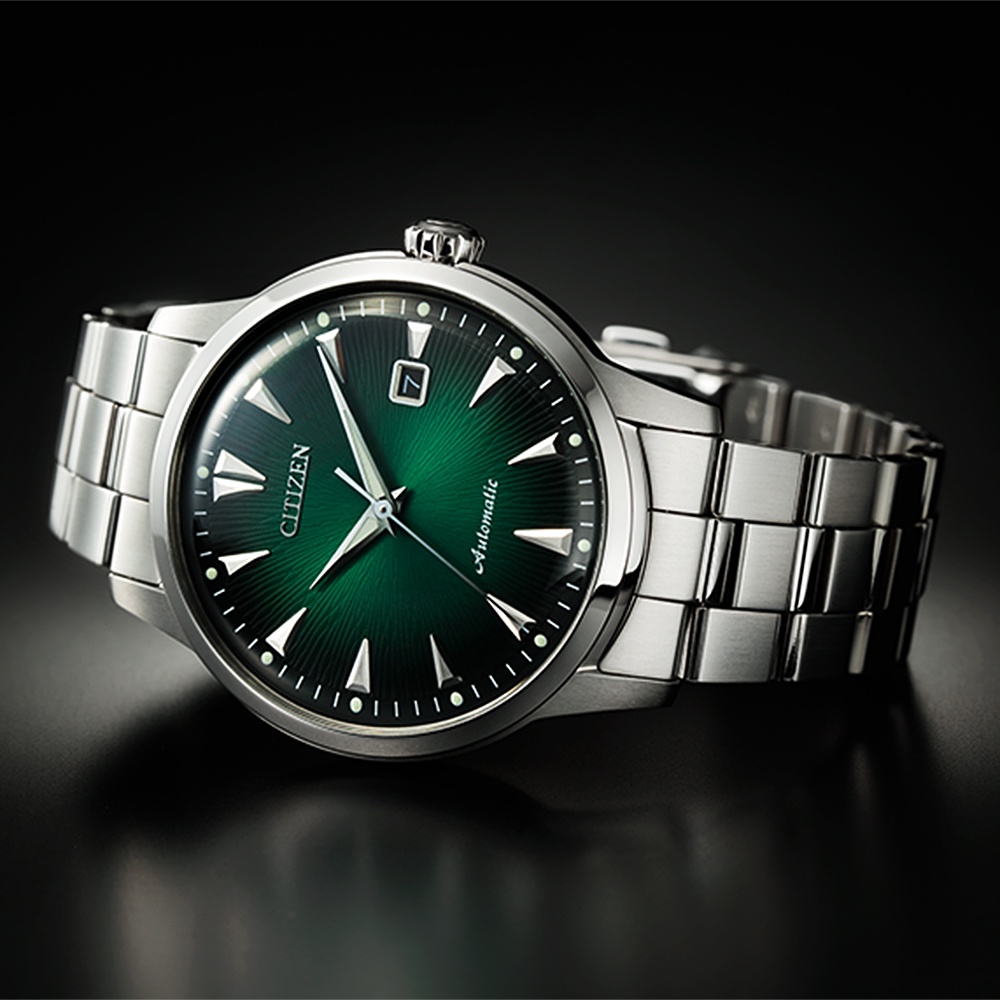 CITIZEN 星辰 限量 情人節推薦款 黑潮再現機械錶-41mm NK0007-88X, , large
