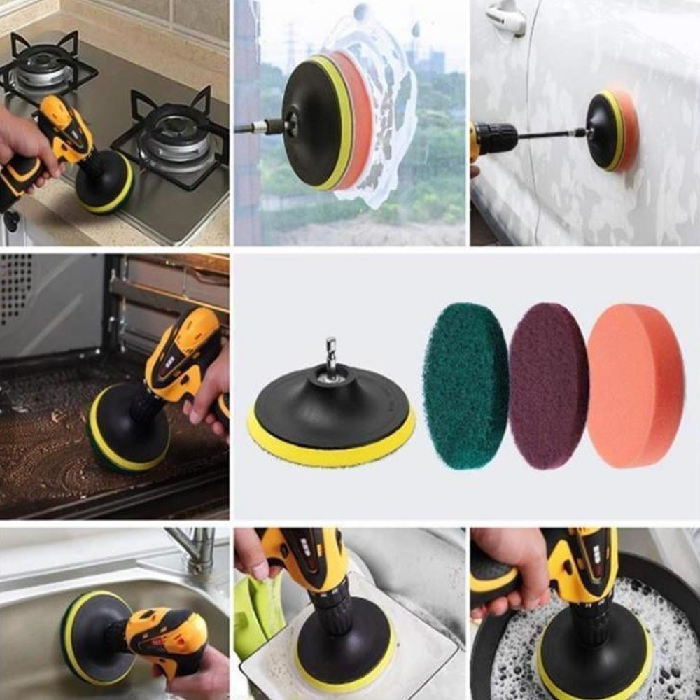 4-inch Car Cleaning 7-Piece Set, , large