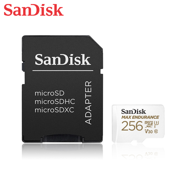 【SanDisk】MAX ENDURANCE 256G UHS-I V30 U3 microSDXC 記憶卡, , large