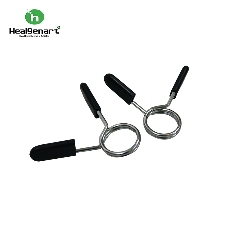 【Healgenart】啞鈴桿彈簧固定器 啞鈴片固定夾 2入, , large
