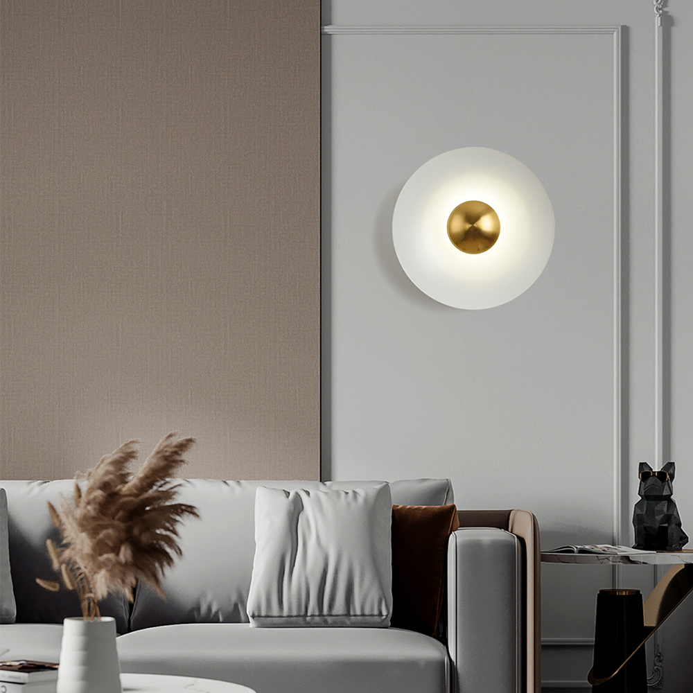 【H&R安室家】 LED白玉盤壁燈 ZA0255, , large