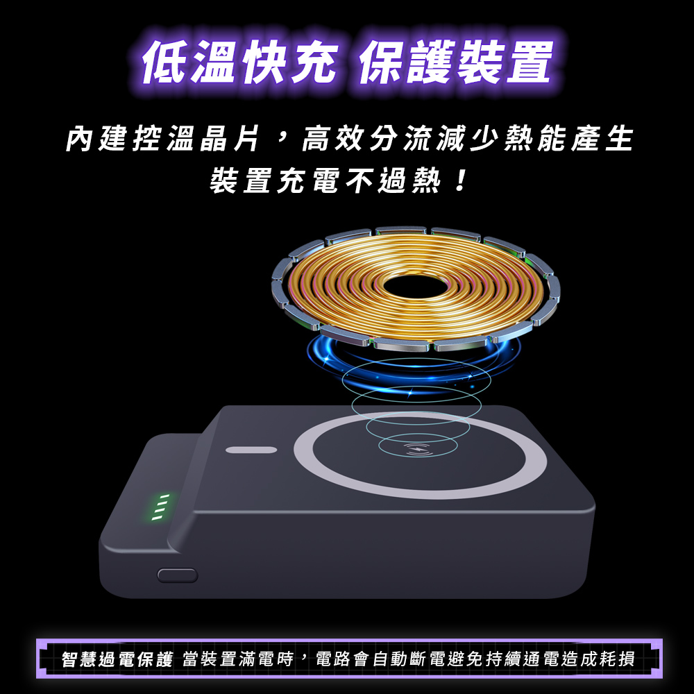 【怪獸選物】IDEAMON Magsafe 磁吸行動電源 5000 mAh, , large