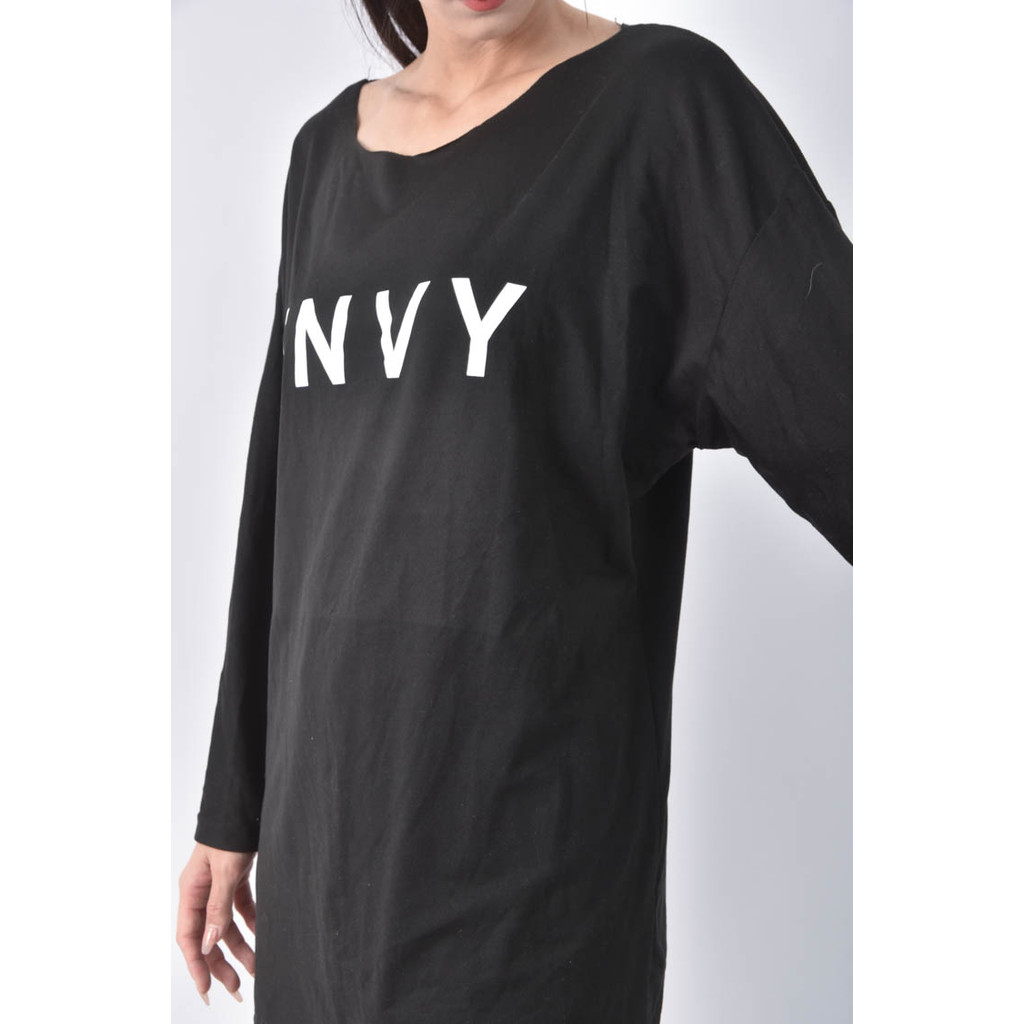 (XL) chase字母黑色長袖上衣二手衣, , large