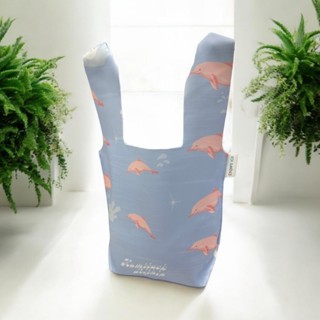 Penguin Reusable Food Storage Bag ( silicone cloth), , large