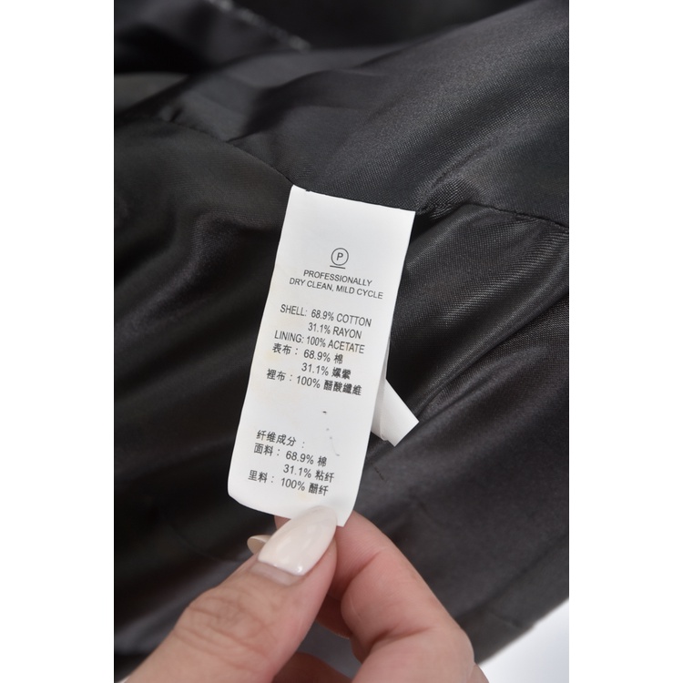 (S) g2000質感棉質灰色外套二手衣, , large