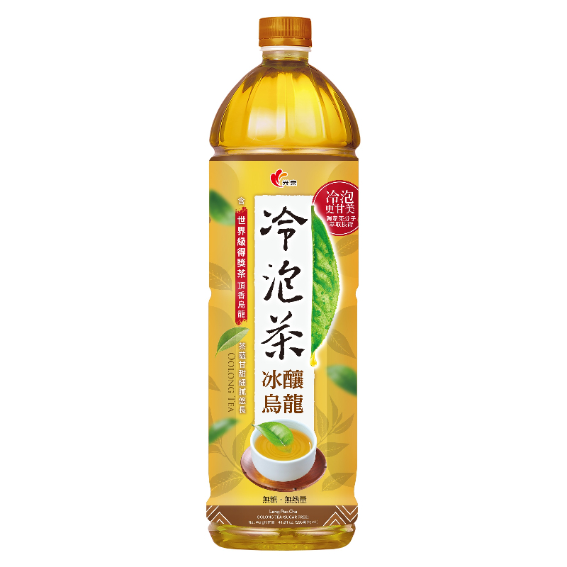 光泉冷泡茶冰釀烏龍無糖1235ml, , large