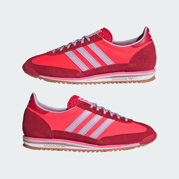 Kixpress-Adidas SL 72 OG W 女 運動休閒鞋 復古鞋 尼龍 麂皮 穿搭 紅 [JH7392], , large