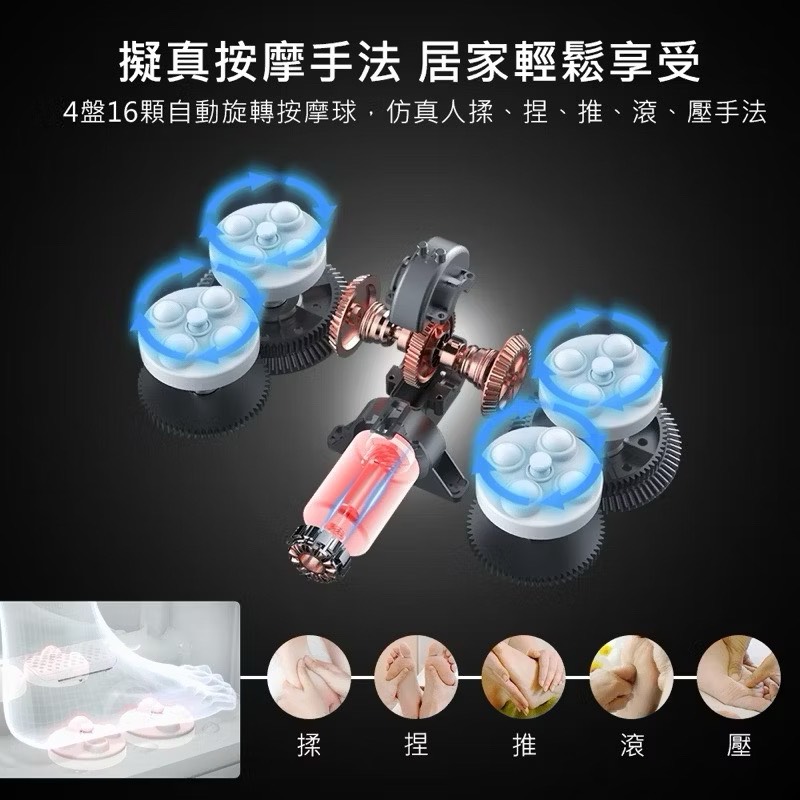 Automatic roller foot bath machine, , large