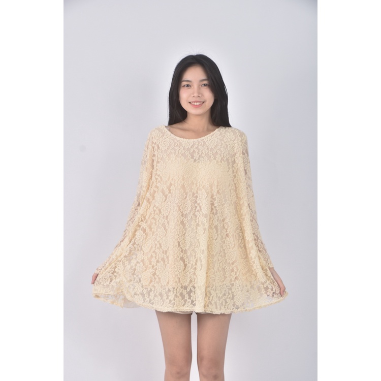 (XL) 質感杏色長袖上衣二手衣, , large
