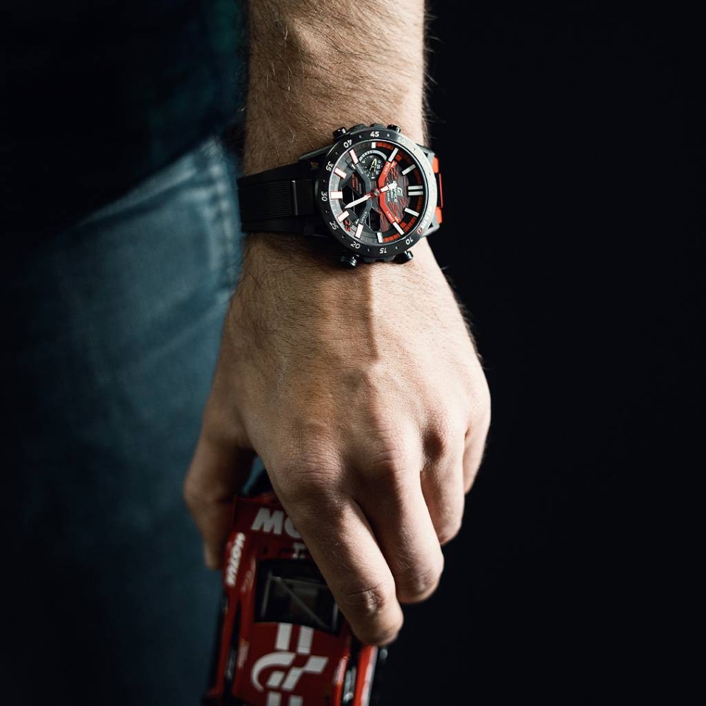 CASIO 卡西歐 EDIFICE NISMO MY23聯名 太陽能藍芽賽車錶 ECB-2000NIS-1A, , large