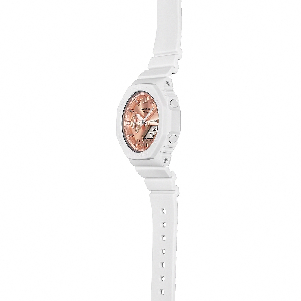 CASIO 卡西歐 G-SHOCK ITZY Lia 配戴款 粉紅金 八角 手錶 女錶 GMA-S2100MD-7A, , large