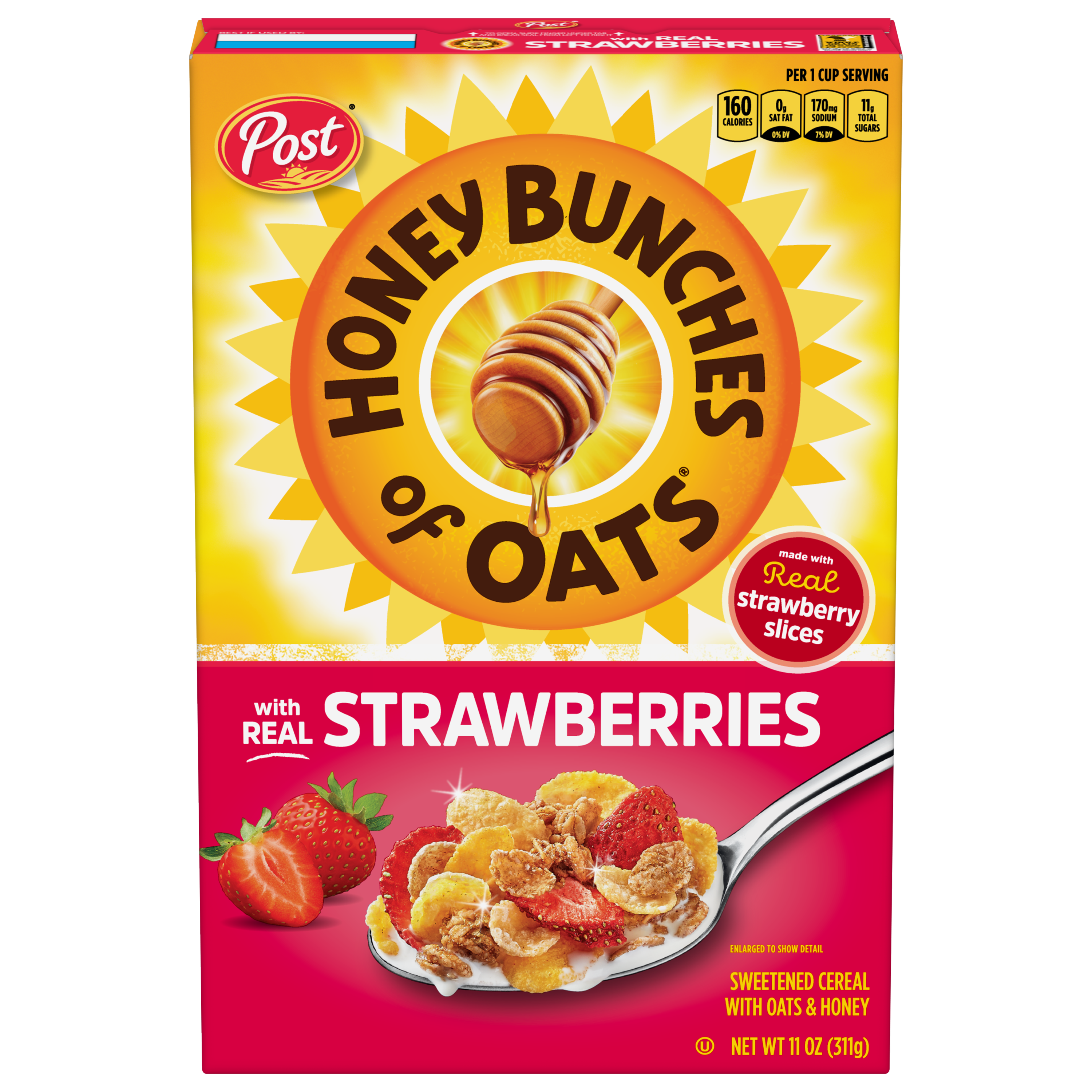 Post Honey Bunches of Oats Strawberries , , large