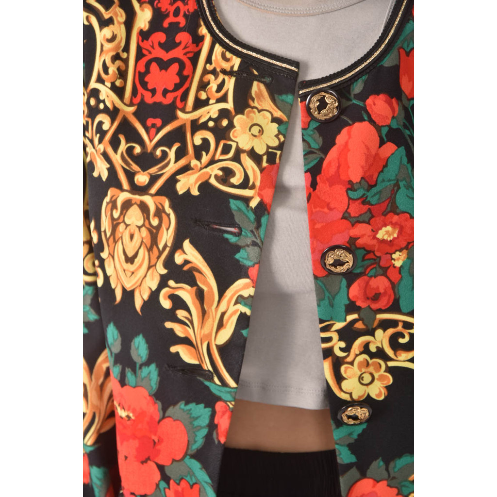 (S) 寬的fashion圓領紅色外套二手衣, , large